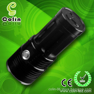 brand 3000lm pocket led torch CREE XML T6 4x18650 and charger